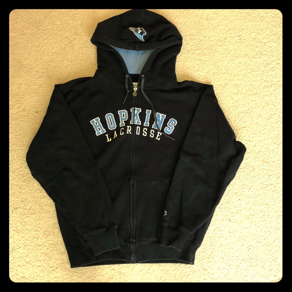 Johns Hopkins Lacrosse Zip-Up Hoodie
